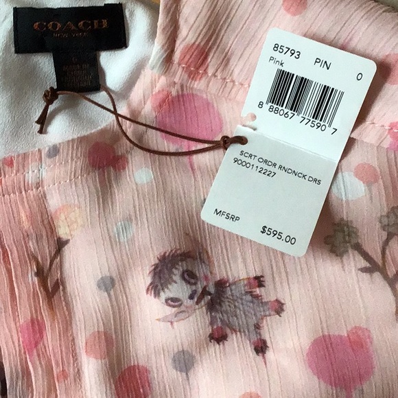 Coach RARE Gary Baseman Cartoon Covered Dress - Picture 11 of 15